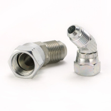 2J4 JIC Male to JIC Female with Swivel Nut 45 degree Straight Hydraulic Pipe Fitting JIC hydraulic adapters